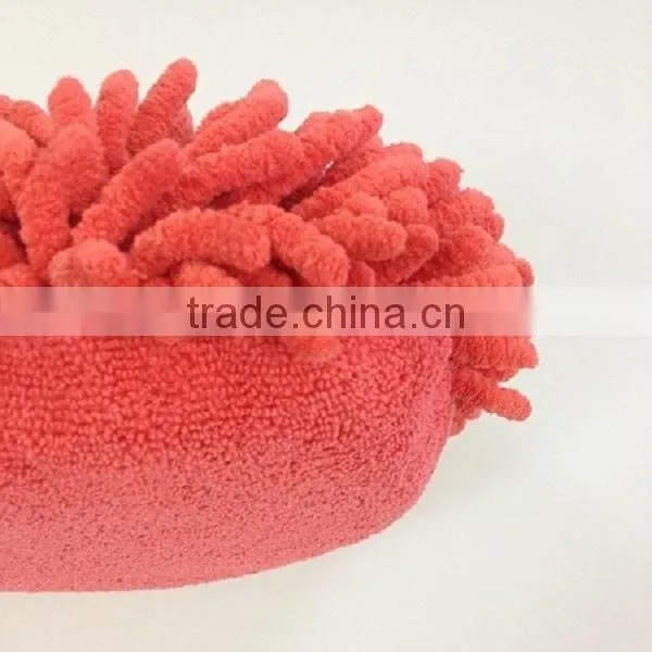 polyester terry cloth chenille microfiber washing pad for cars