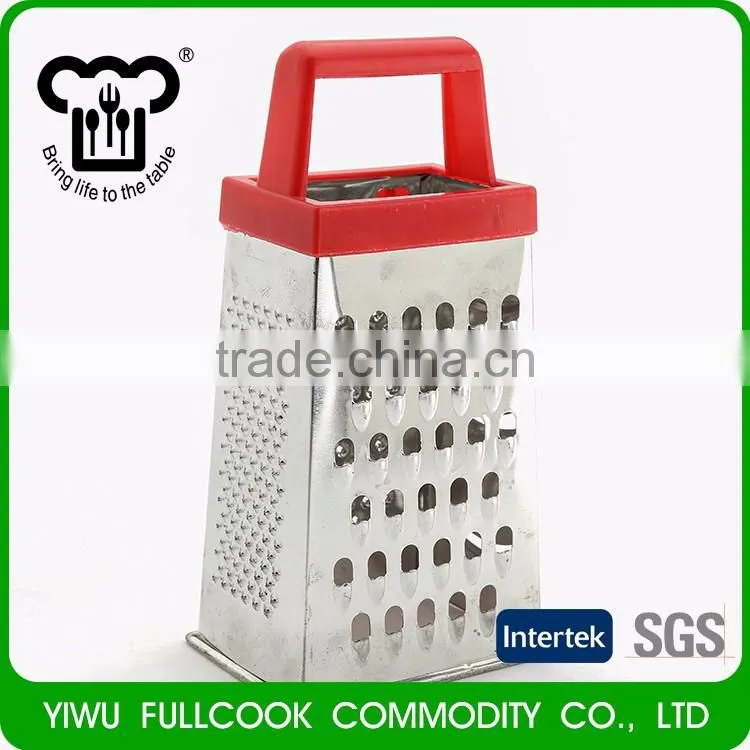 Hot selling 4 sides stainless steel vegetable fruit grater kitchen tool