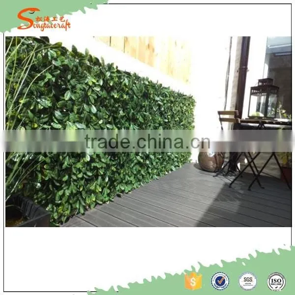 Garden decorations plastic artificial ivy fence wall wholesale
