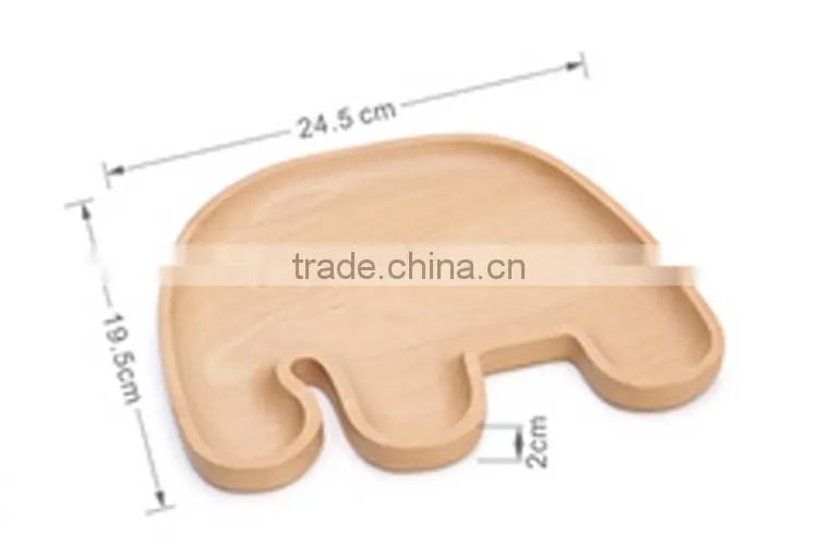 Fancy Custom Beech Wood Pizza Plate/Wooden Dinner Plate/Wooden Food Cake Plate