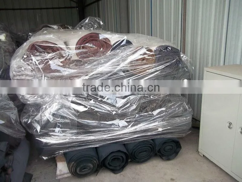 PU leather, pu artiticial leather stocklots B grade for shoes and bag making