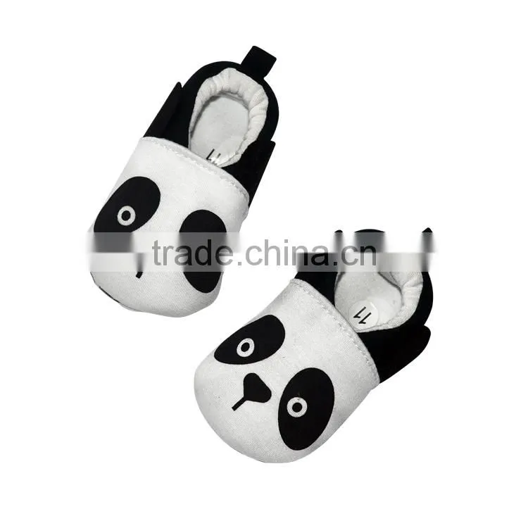 Cute panda face printed Baby booties