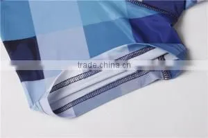 Factory Wholesale Plaid Crossfit High Waist Fitness (Wear) Booty Shorts