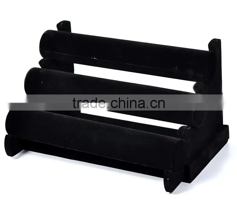 Wholesale Cheap Jewelry Black Velvet Bracelet Bangle Jewelry Display Stand
