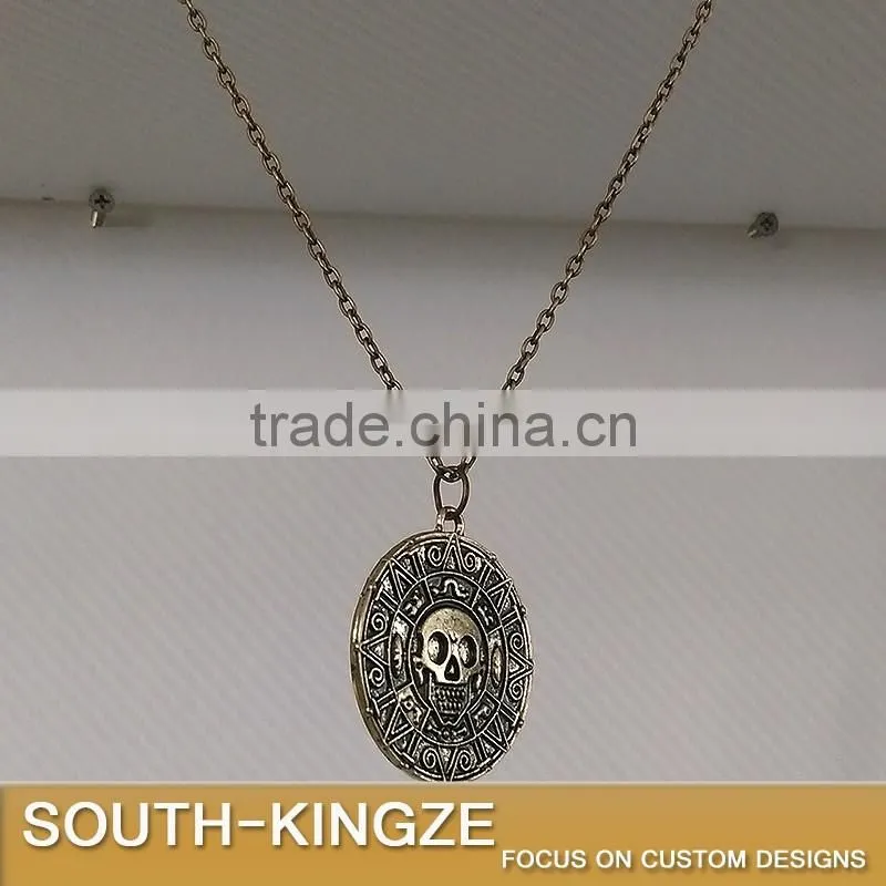 Carribean Film Preparation Pop Bronze Plated Jewelry Pendant
