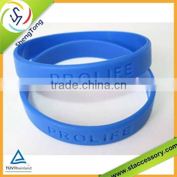 Popular wholesale fashion bracelet silicone rubber bracelet