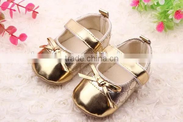 Hot Sale New Design Princess Girl Prewalker Baby Soft Sole Shoes