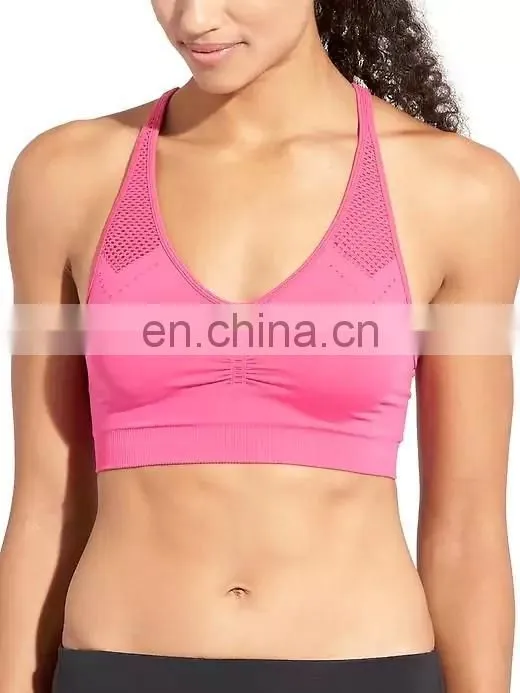 2017 New Fashion Hot sales women top wholesale sports polyester bra