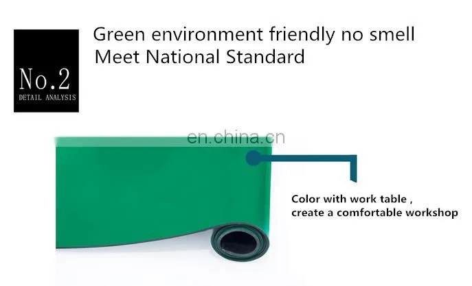 12 years factory antistatic esd electrosttaic mat manufacture