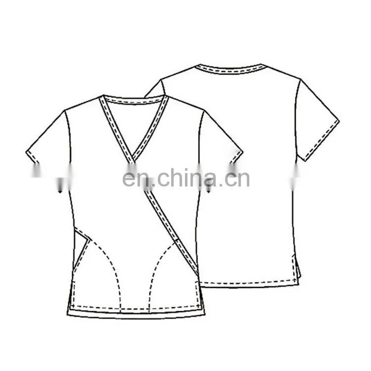 Promotional Wholesale Clothing line Scrubs for Hospital Nurse Uniform