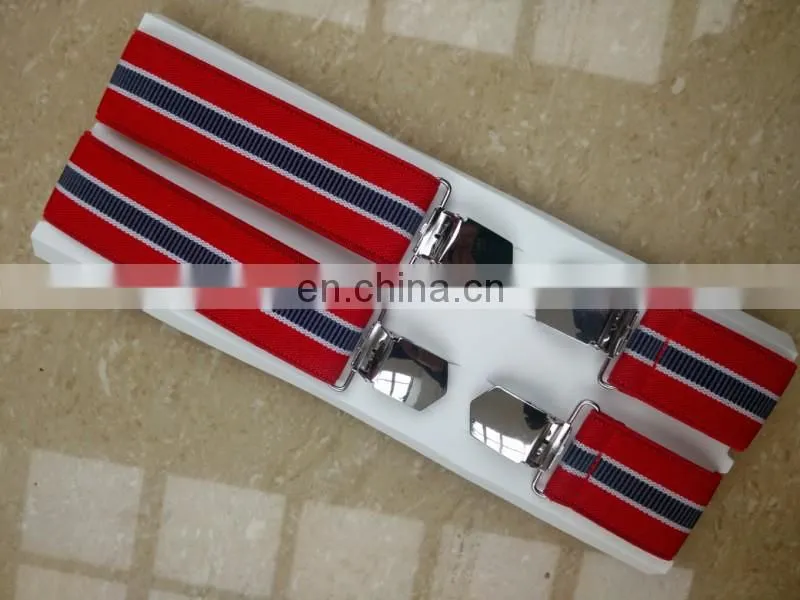 Germany and UK customer design high quality heavy clips men suspenders pants suspenders