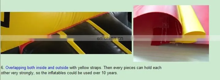 inflatable water slide and bouncer combo