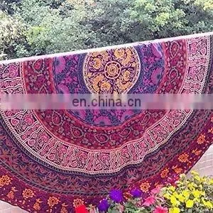 Hippie Round Mandala Tapestry Wall Hanging Indian Beach Throw Towel Yoga Mat
