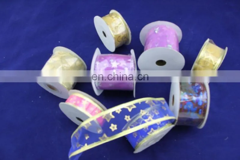 any color can be dyed as your request snow organza ribbon