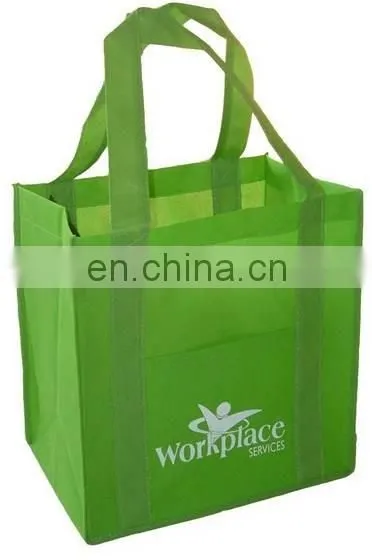 Eco green PP woven promotional bag,folding shopping bags
