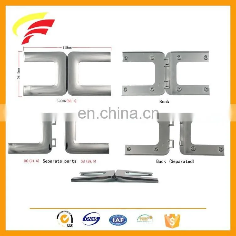 zinc alloy metal double C belt buckle for ladies' elastic belt