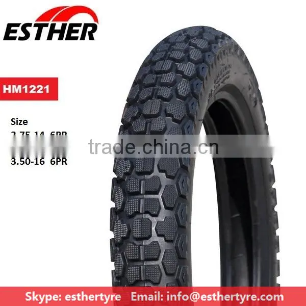 Esther Brand HM1221 Motorcycle Tyre 2.75-14 6PR