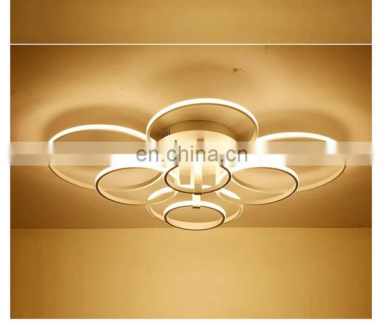 LED Fashion Simple Postmodern Atmospheric Living Room Lights Romantic Bedroom Creative Ceiling Lamp