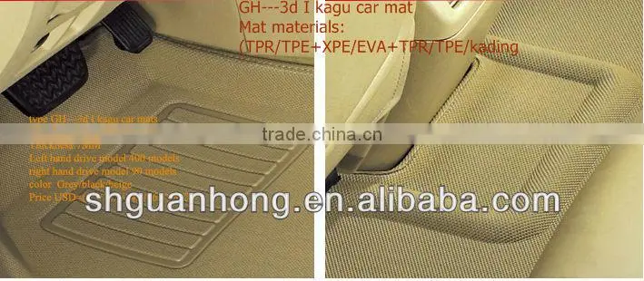 2013 new car floor mat, special car mats, car rubber mats