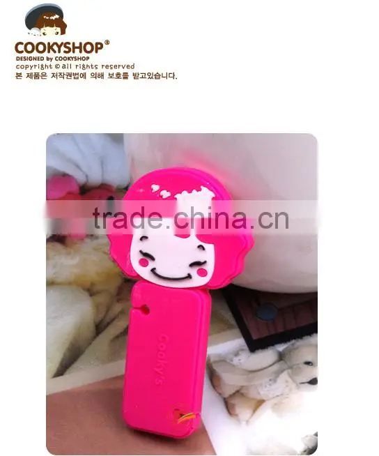 Hottest Little girl silicone earphone winder Lines Cable winder