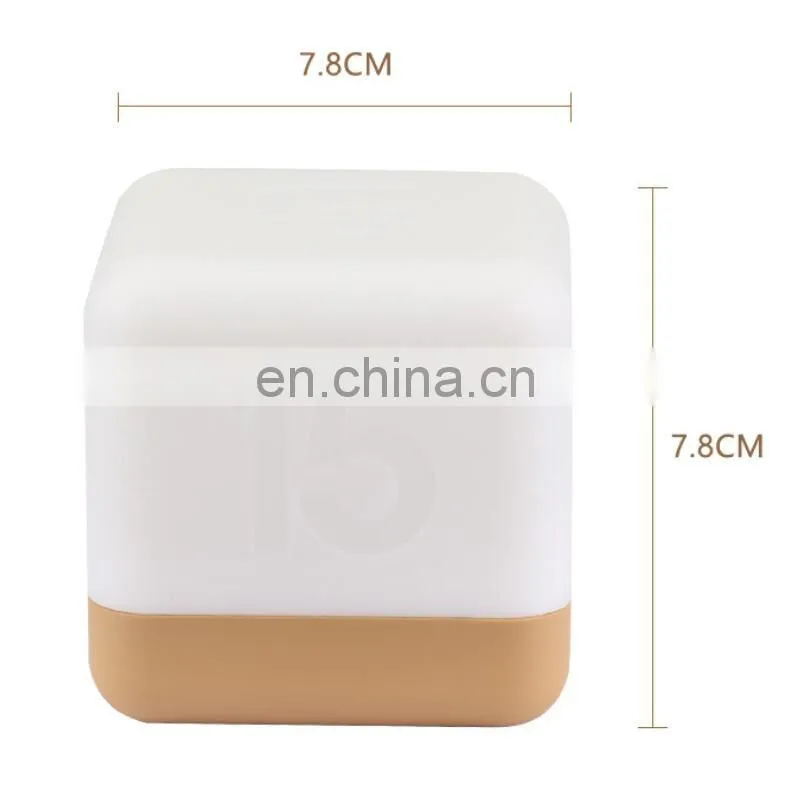 2020 amazon hot sale smart time night light baby night light USB rechargeable LED night light