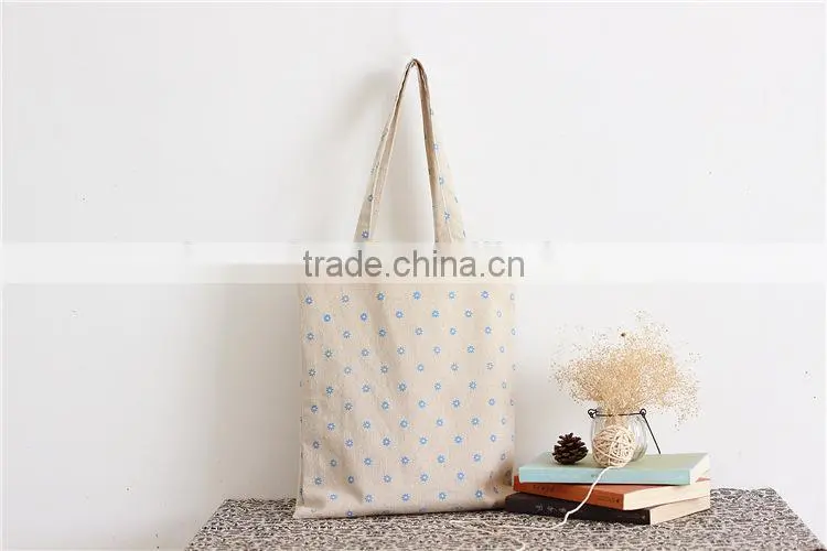 Wholesale Printing design linen shopping bag