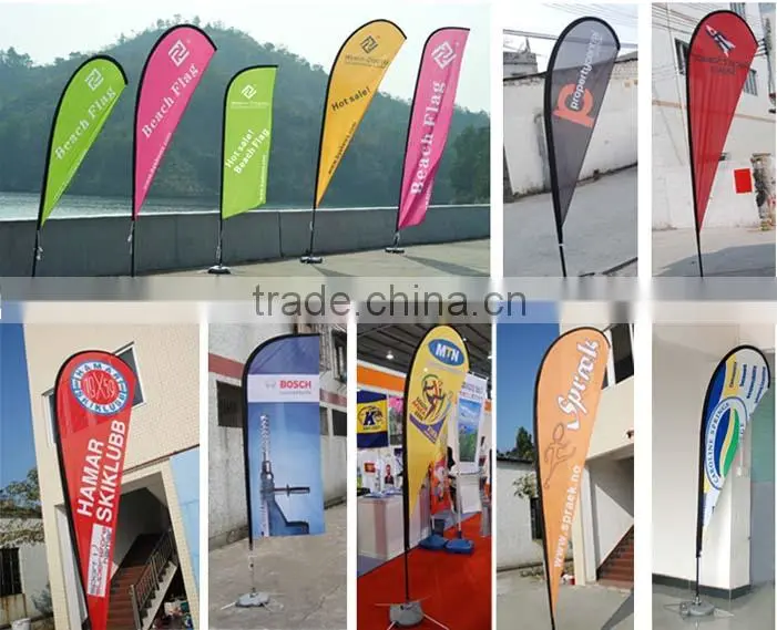 flag pole teardrop banner