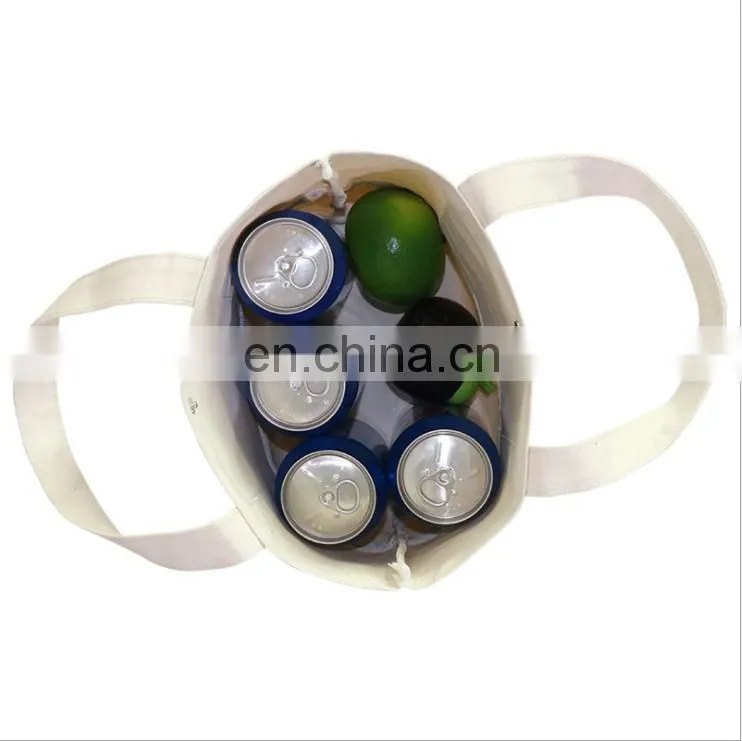New Tote Canvas Packaging Lunch White Handbags