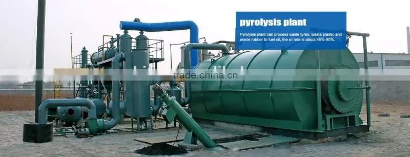 Pyrolysis plant for plastic and waste engine oil , tyre pyrolysis machine , pyrolysis reactor