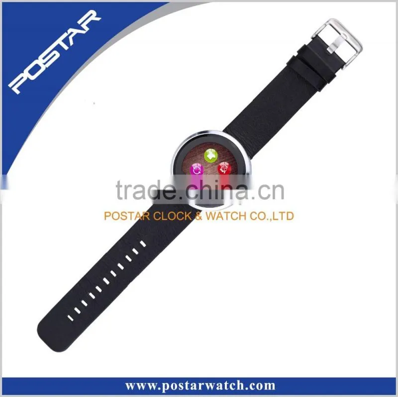 All Color Leather Band Smart Watch