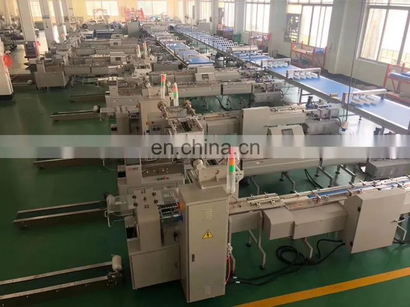 Manufacturer Full Servo Drive Dumpling Flow Wrapper Machine for Food Packing Machine China Bag Making Hot Sealer Reciprocating