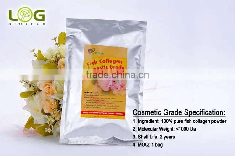 2015 hotsale 100% pure fish collagen powder for drink&facial use