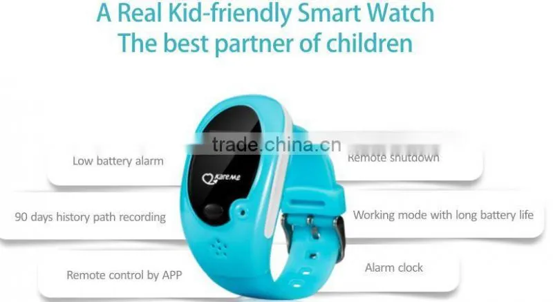 Kids care low radiation smart cell phone wrist watch