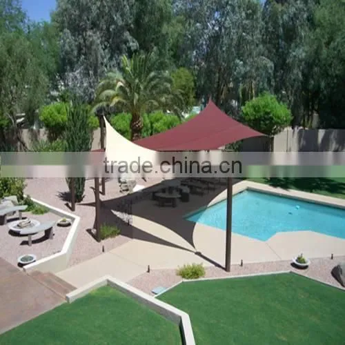 HDPE Garden sun shade sail- versatile patio sun shade sail with UV 16*16*16 squire leader manufacturer