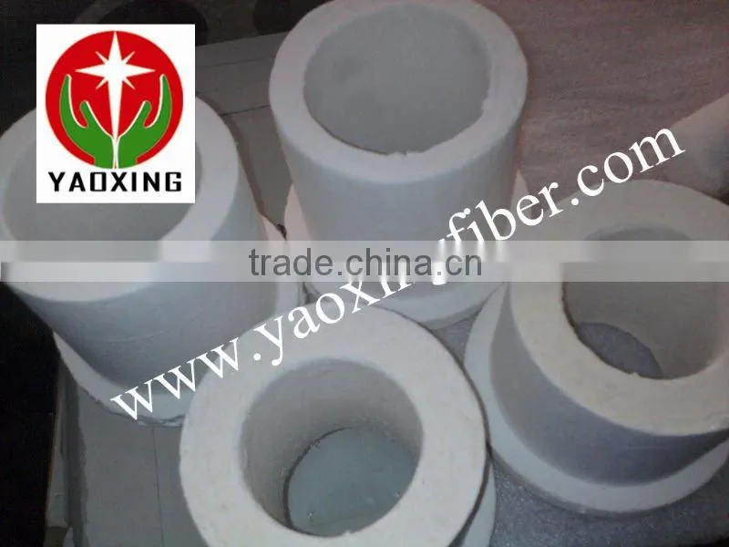 Vacuum formed ceramic fiber
