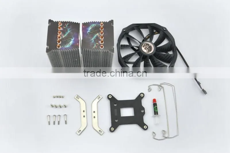 cpu cooler for Intel LGA 115X and AMD series with heat pipe
