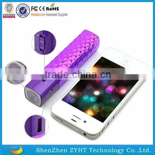 Perfume shape power ban 2600mah charger power