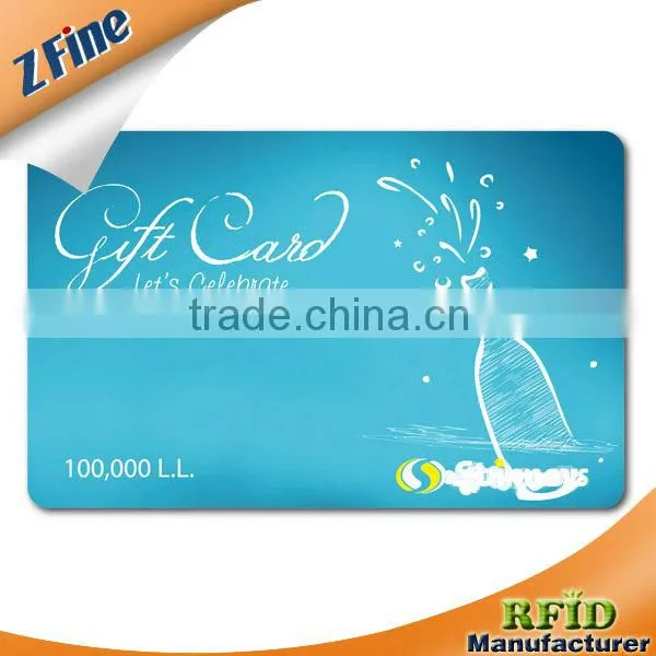CMYK printing paper gift card /gift card printing/printing gift card