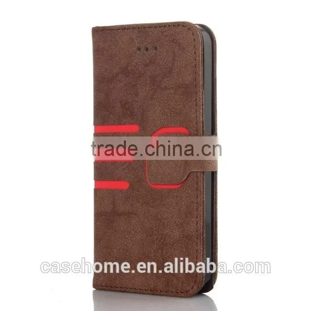 High Quality PU Leather Wallet Flip TPU Case for iphone 6s 6s plus