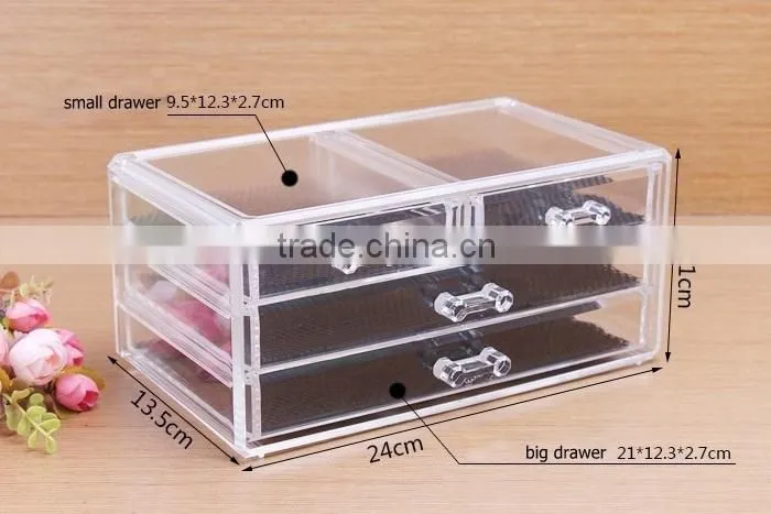 C13 ANPHY 4 Drawers PS Makeup Organizer Cosmetic Storage box