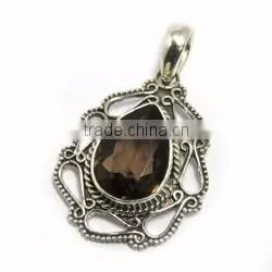 Perfect Brown Of Tiger Eye 925 Sterling Silver Jewelry Pendant, India Wholesaler Silver Jewelry, Fabulous Designs Silver Jewelry