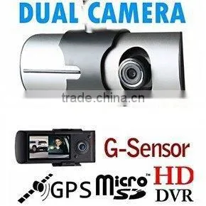 2015 NEW mini X3000 R300 HD 720P GPS Cam Video Camcorder Car Camera Recorder DVR 2.7" LCD Dual G sensor Car dvr in stock 002876