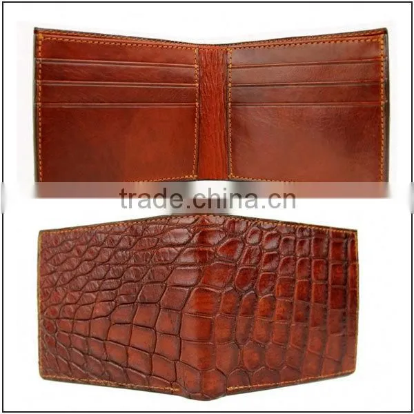 shopping online 2014 OEM brands man leather wallet