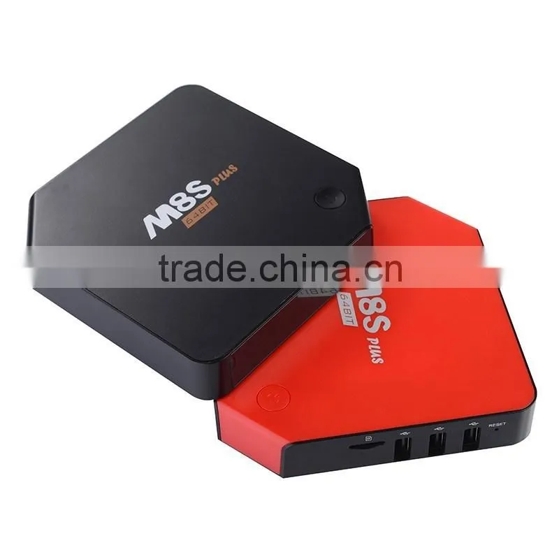 Vensmile M8S Plus Smart TV Box with 2GB 16GB Storage Kodi Streaming TV Box support Android 5.1 TV Box M8S Plus