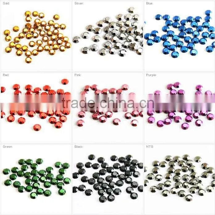 Korean Hot-fix Rhinestud, Hot Fix Octagon Rhinestuds, Iron on Rhinestud Octagon, Transfer Octagon Rhinestud for Clothing