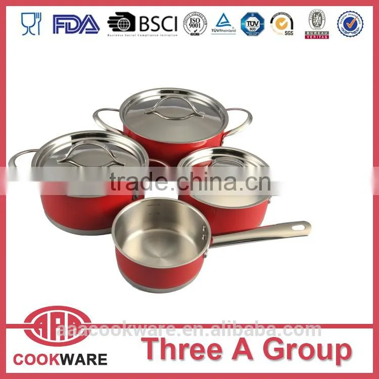 colorful cookware set