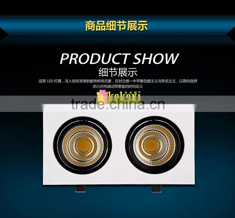Factory Sales LED Ceiling Light 5W 7w 10W 20W COB LED Grille Lamp LED Spotlight