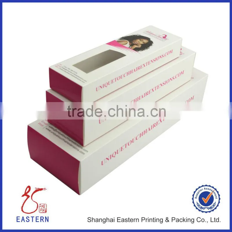Custom Hair Extensions Box Package