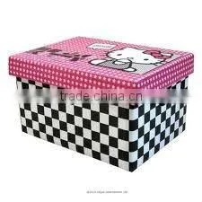 Modern decorative cardboard storage boxes