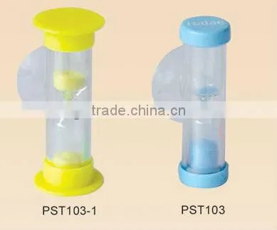 plastic sand timer, plastic hourglass, shower sand watch